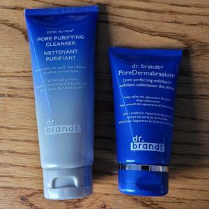NEW Dr. Brandt Pore Purifying Cleanser and PoreDermabrasion FULL SIZE